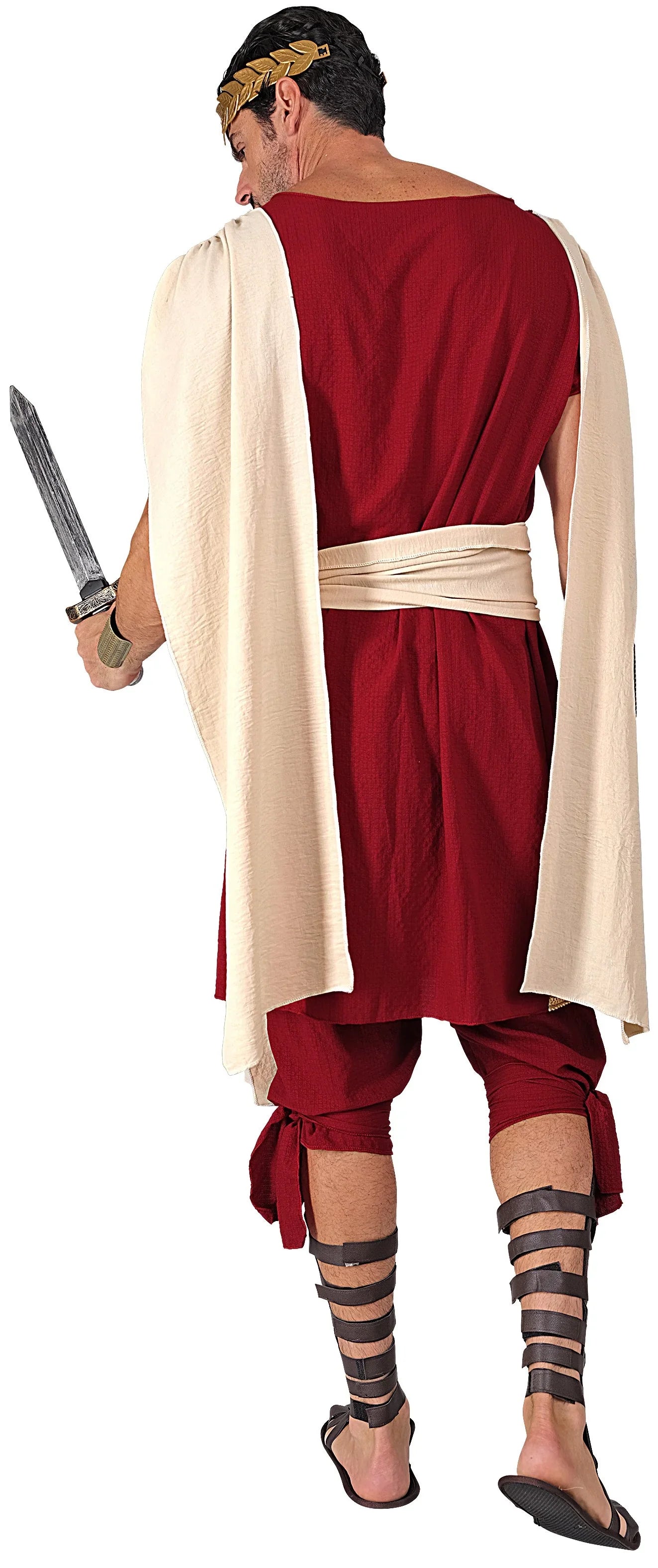 Disfraz de Príncipe Romano Granate para Hombre Romanos y Griegos Widmann